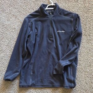 Columbia Dark Blue Quarter-Zip Fleece